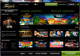 Online Casino Tropez Slots Lobby